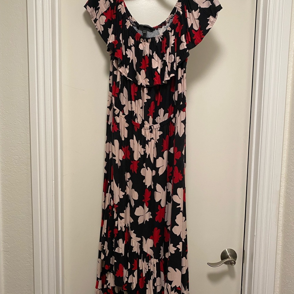 Off the shoulder maxi dress